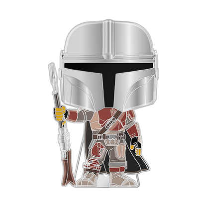 Star Wars: The Mandalorian – The Mandalorian with Blaster Pop! Enamel Pin