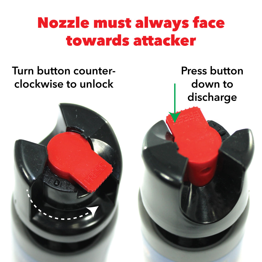 Streetwise 18 Stream Pepper Spray Twist Lock