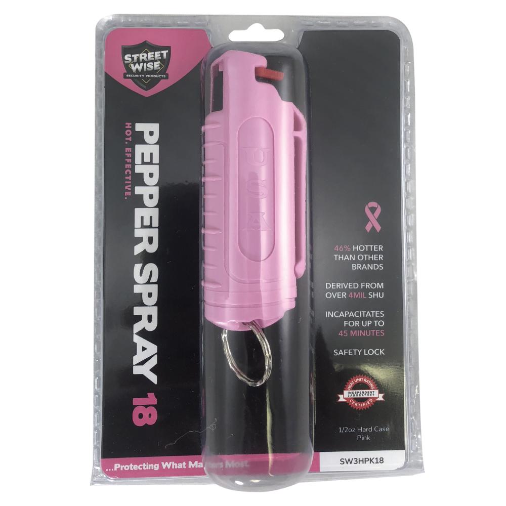 Streetwise 18 Stream Pepper Spray 0.5 oz Hard-case