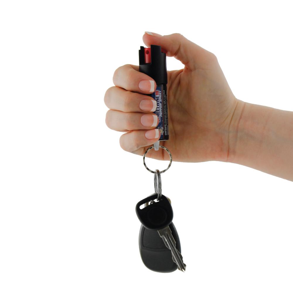 Streetwise 18 Stream Pepper Spray 0.5 oz Safety Lock