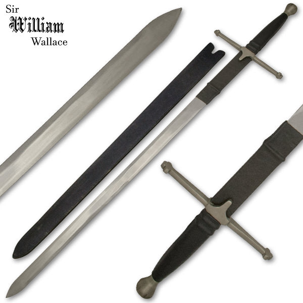 51.5 inches Sir William Wallace Sword With Sheath - TOPHATTER'S ARMORY DEALS