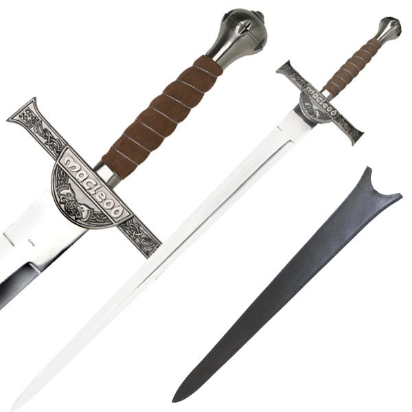 43 Inch Macleod Sword With Leather Sheath - TOPHATTER'S ARMORY DEALS