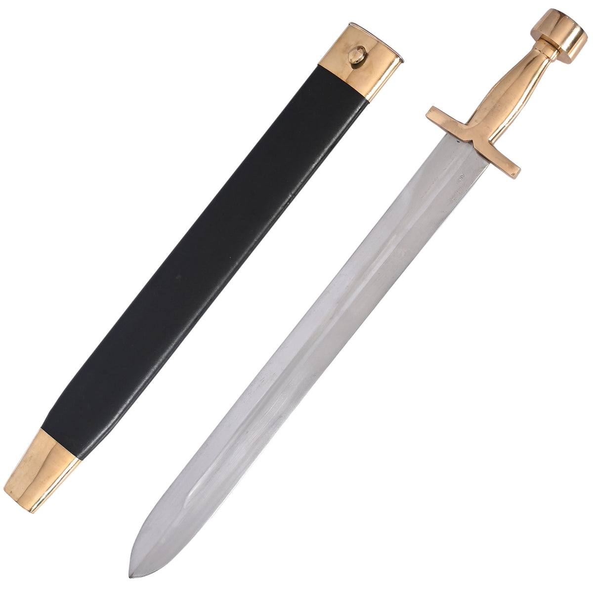 Roman Greek Hoplite High Carbon Steel Blade Sword With Scabbard - TOPHATTER'S ARMORY DEALS