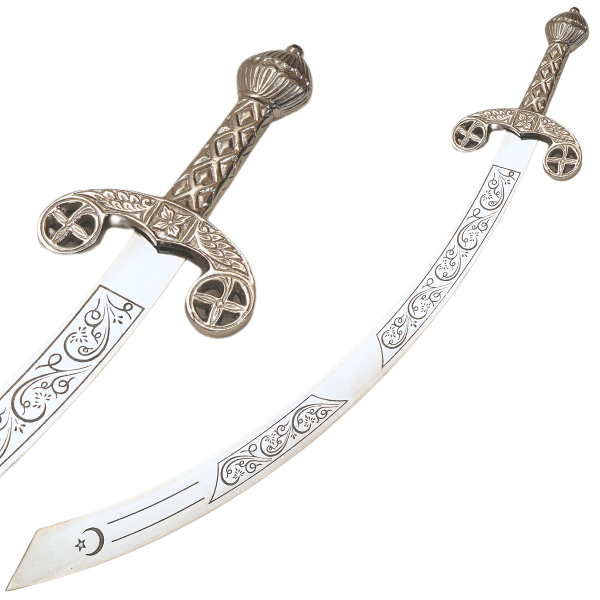Belly Dance Scimitar Etched Blade Sword - TOPHATTER'S ARMORY DEALS