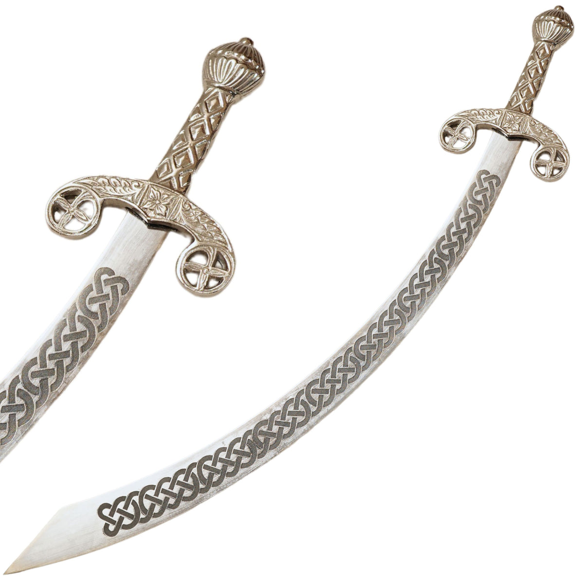 Belly Dance Scimitar Celtic Etched Blade Sword - TOPHATTER'S ARMORY DEALS