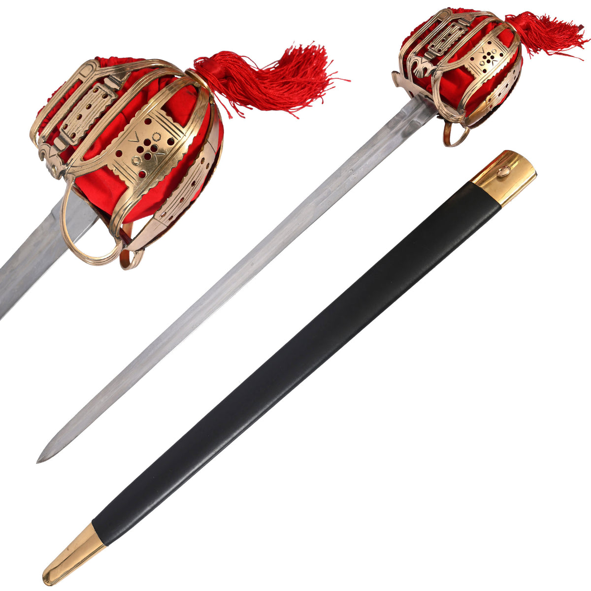 Scottish Basket Hilt Broadsword - TOPHATTER'S ARMORY DEALS