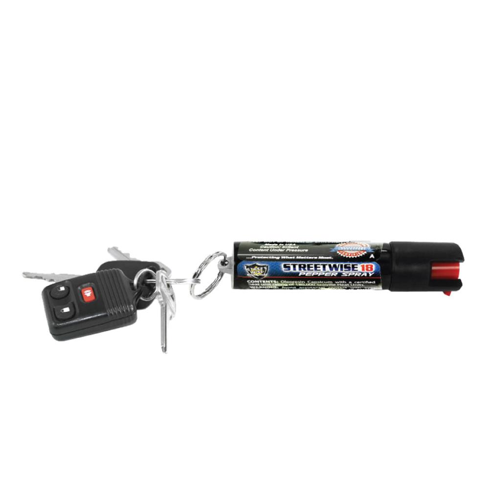 Streetwise 18 Stream Pepper Spray 0.5 oz Safety Lock