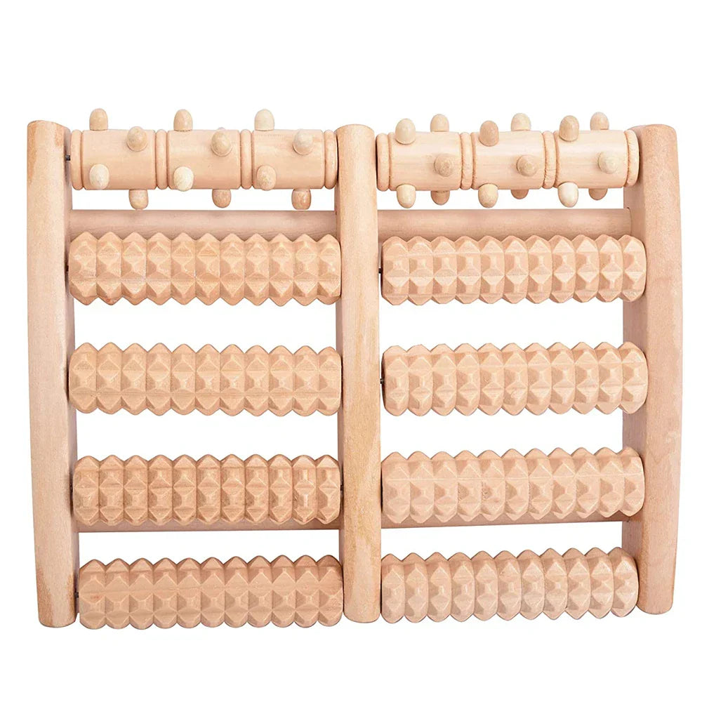 Foot Roller Massager Plantar Fasciitis & Neuropathy Relief Brown