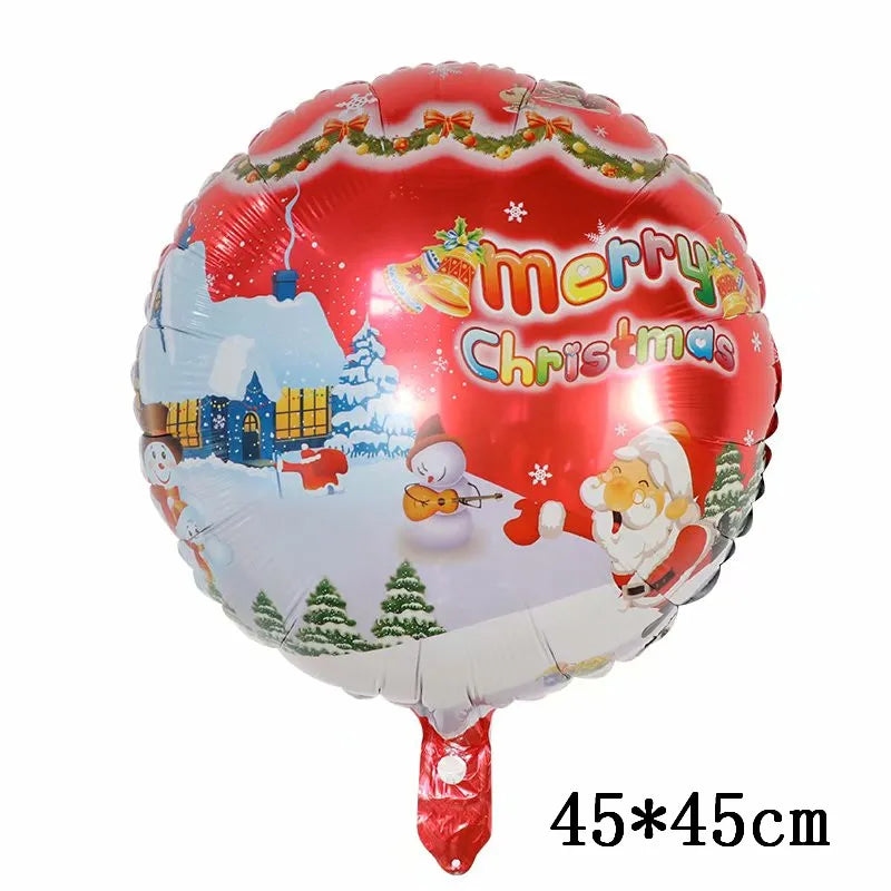 Cheerful Santa Claus Foil Christmas Balloon - 70x51cm