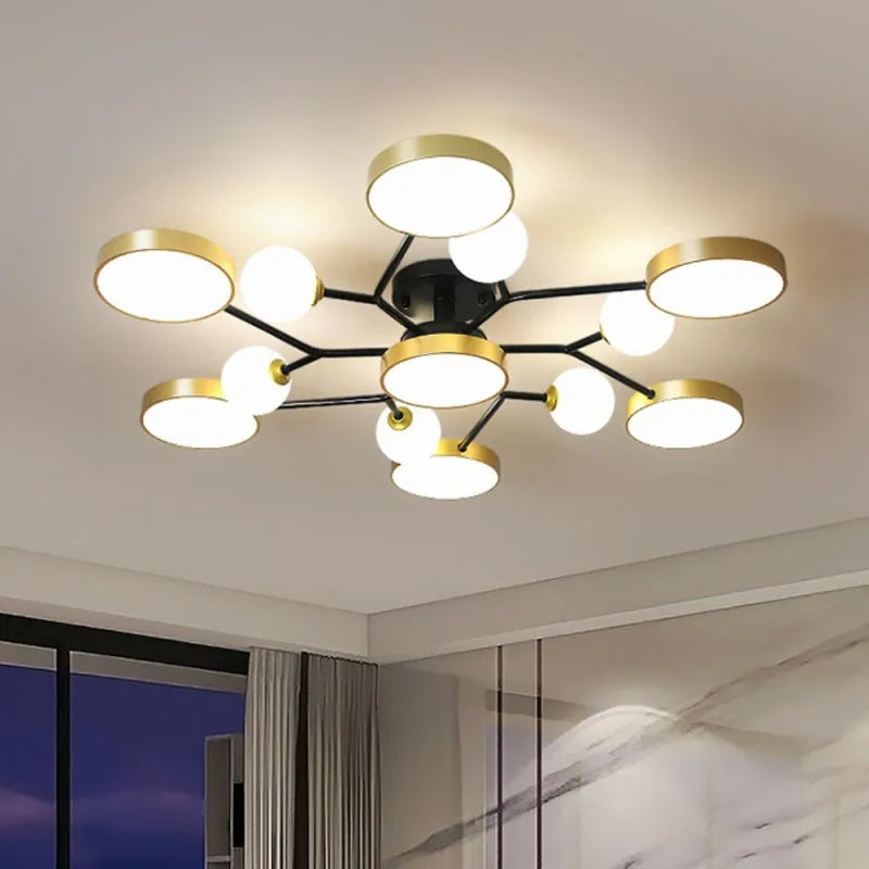 Nordic Glass Ball LED Chandeliers