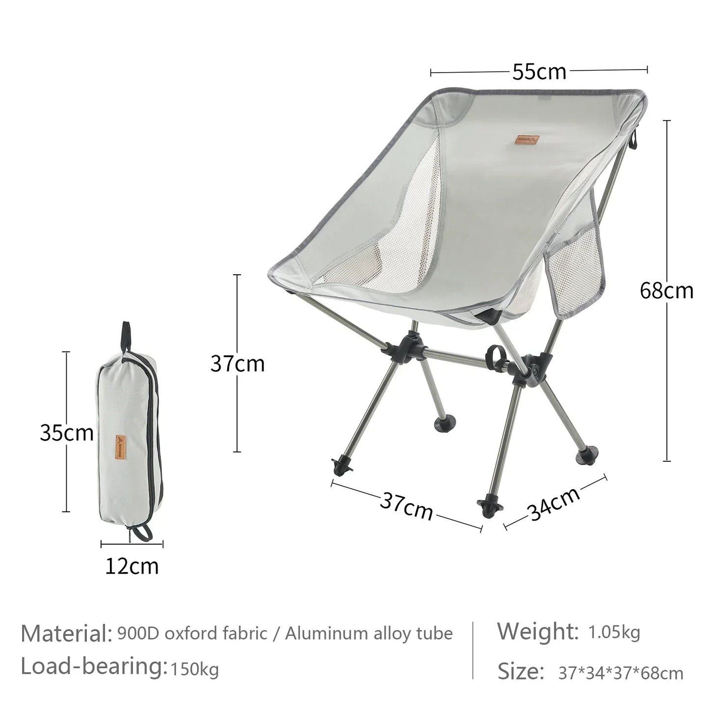 Folding Chair Ultralight Detachable
