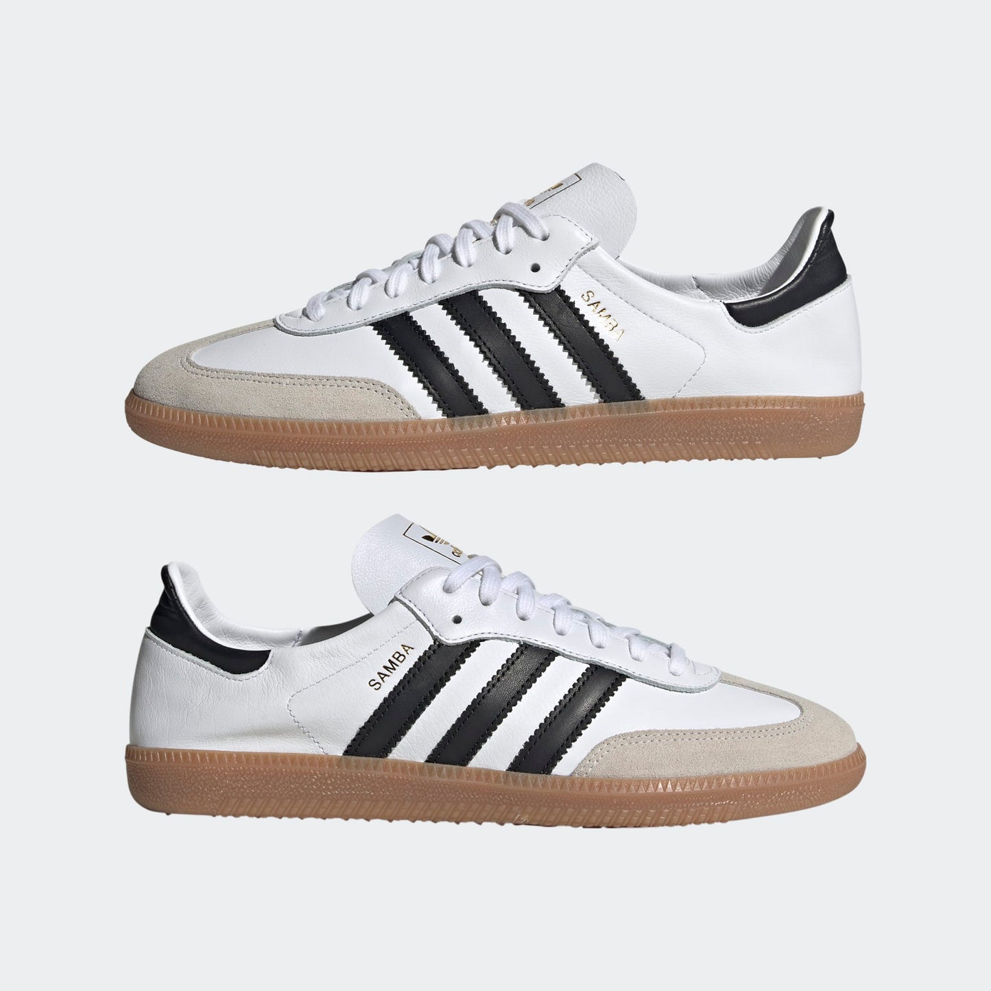 [if0642] Mens adidas Samba Decon 'white Black Gum'