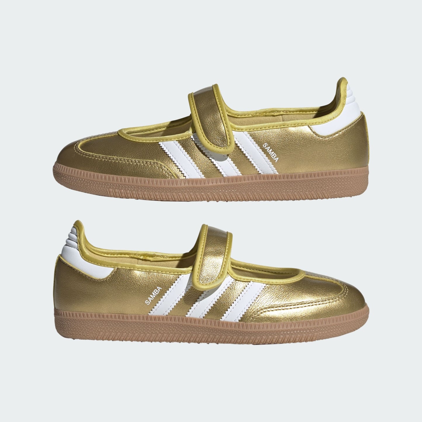 [IH6599] Women's adidas Samba Jane 'Gold Metallic White'