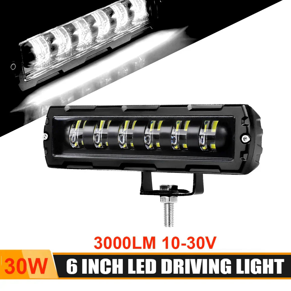 6-Inch 6D 7D LED Work Light Bar