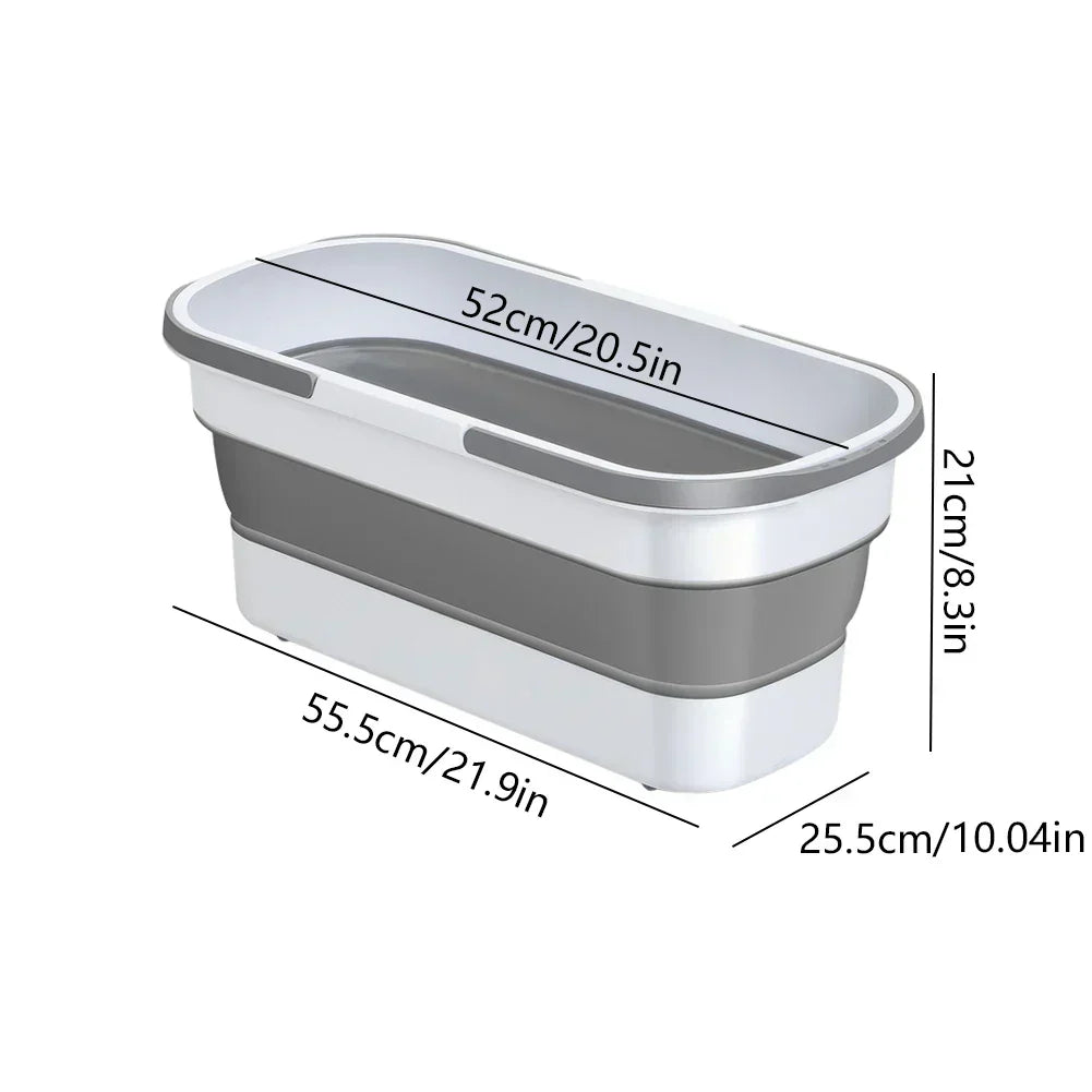 Rectangular Fishing Bucket Portable Plastic