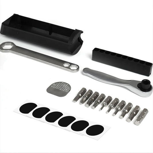 Magnetic Frame Tool Box Inner Storage Bag with Wrench Black