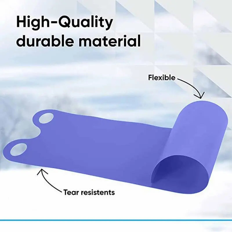 Snow Sled – Portable Roll-Up Snowboard Sled