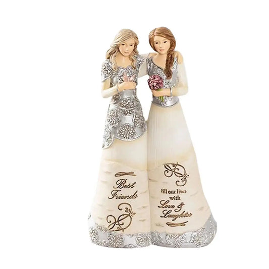 Harmony Blooms: Friendship Resin Figurine