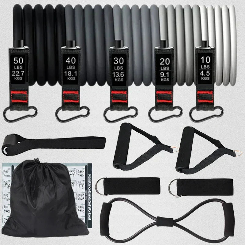 Ultimate Resistance Bands Set for Home & Gym Workouts