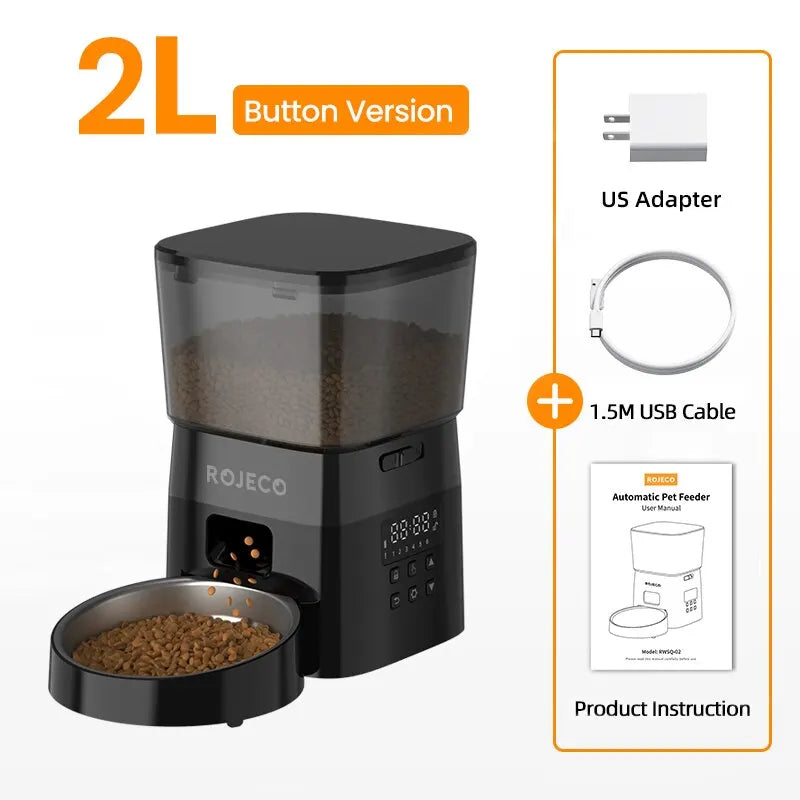 Smart Control Automatic Pet Feeder for Cats and Dogs