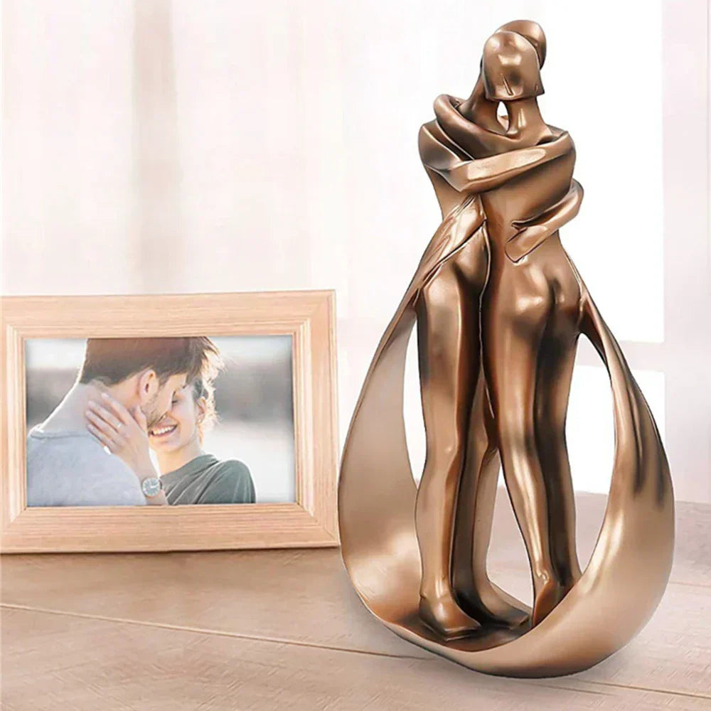 Home Decor Nordic Art Love Resin Figurine