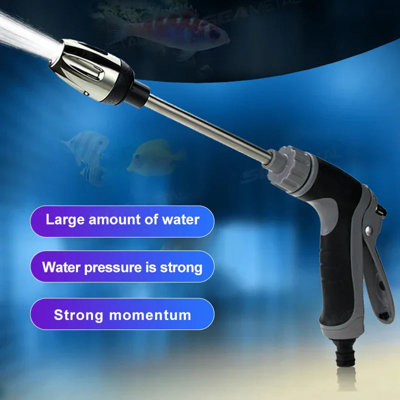 High Pressure Car Wash Gun Adjustable Foam Sprayer Black