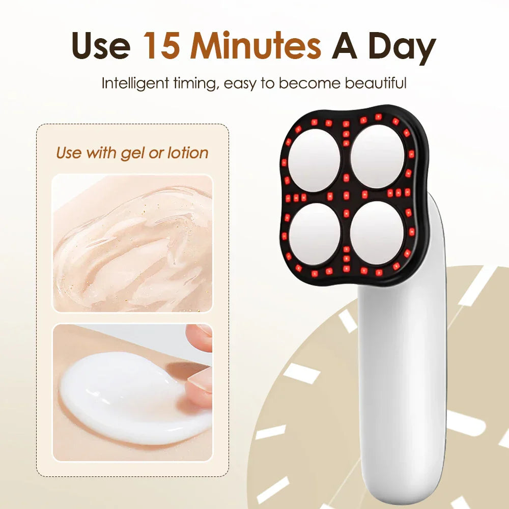 Cordless Electric Body Sculpting Massager Fat Burning Black