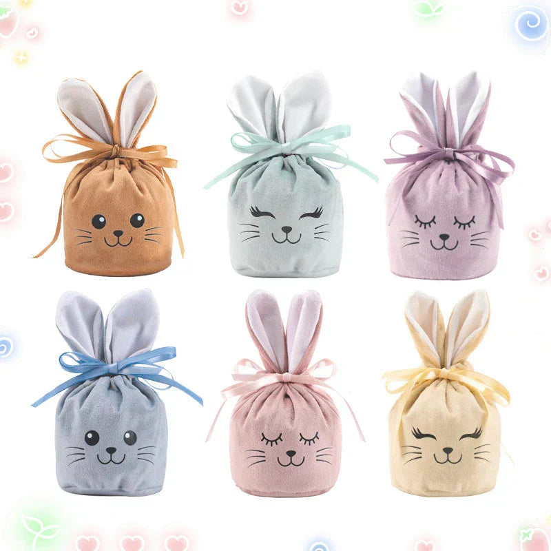 24 Pcs Velvet Drawstring Gift Bags