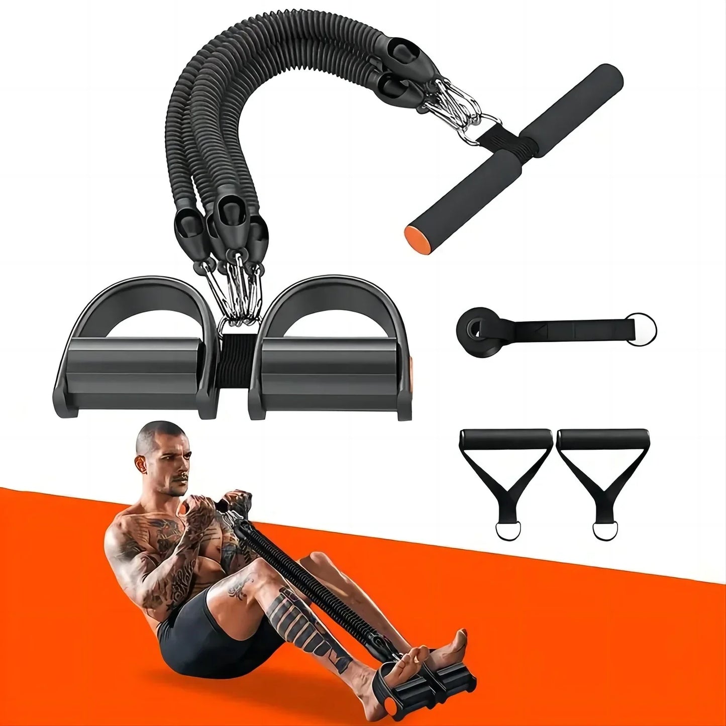 Pedal Tension Rope Puller Black