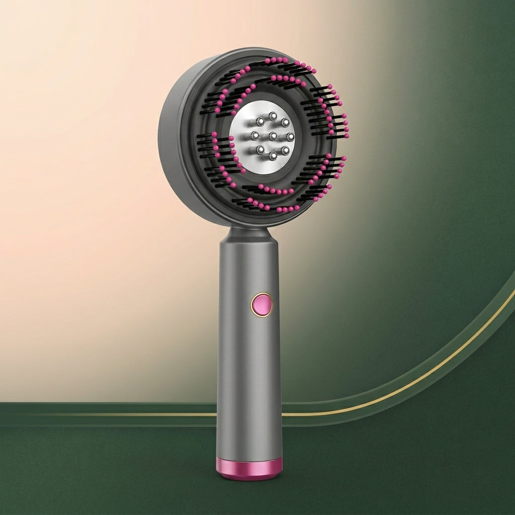 Relaxing Electric Scalp Massager Comb for Daily Self-Care Ritual