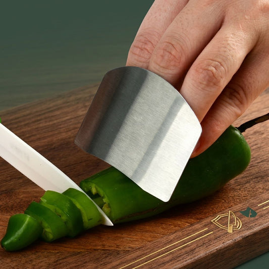 Stainless Steel Finger Guard for Safe Slicing and Chopping