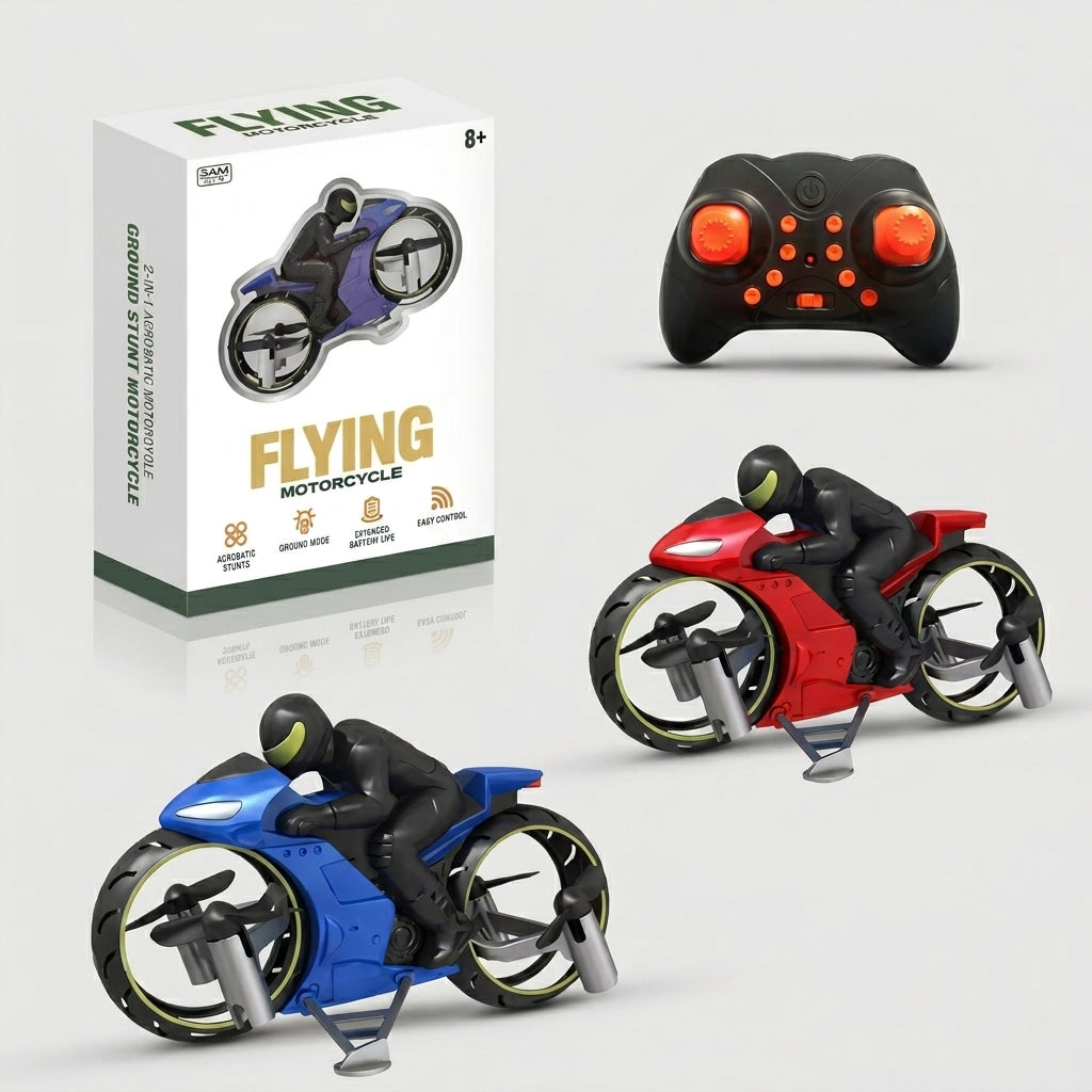 Kids Flying Motorcycle Toy - The Ultimate Surprise Gift That Drives and Flies