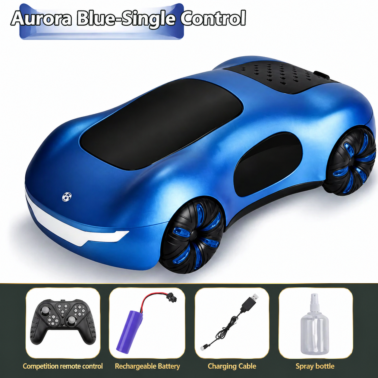 Four-Wheel Drive Gesture Control Stunt Car with Drift and Spray