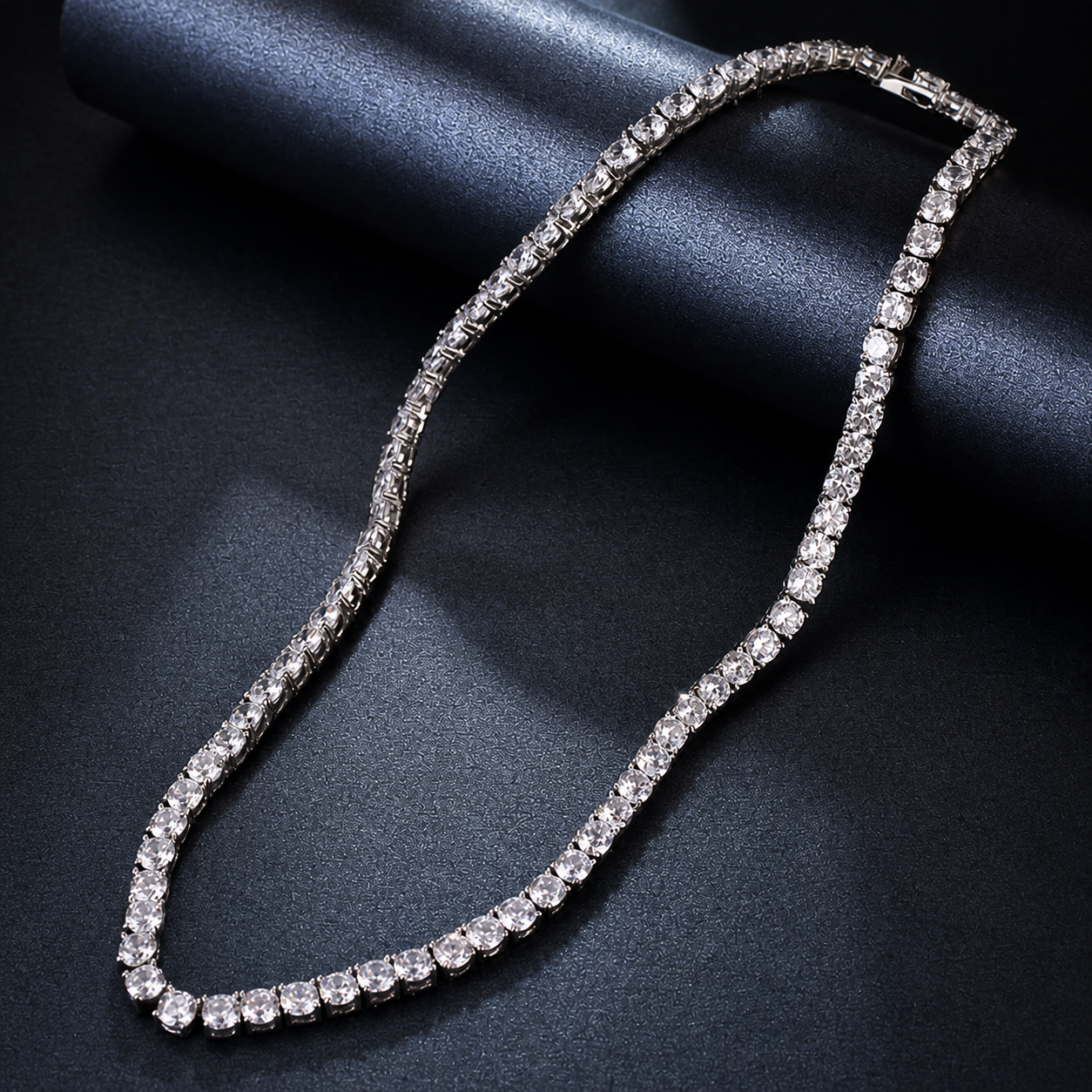 Sparkling CZ Tennis Necklace That Makes You Feel Like a Million
