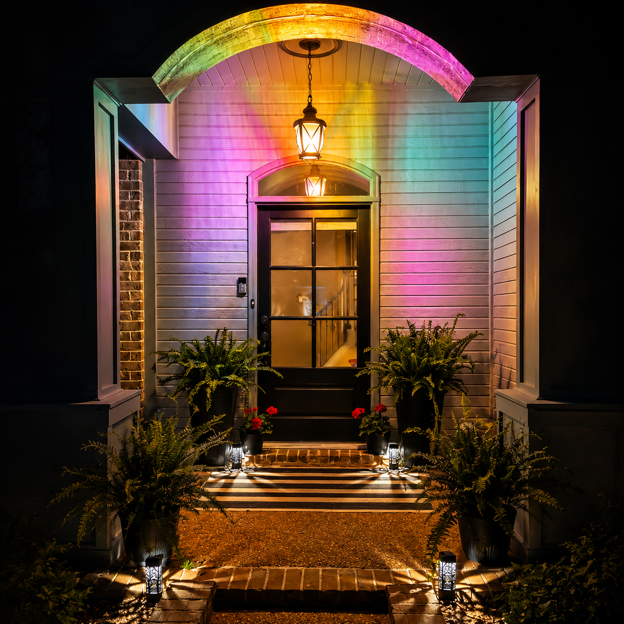 Stained Glass LED Light Bulb E26 Unique Colorful Gift Idea