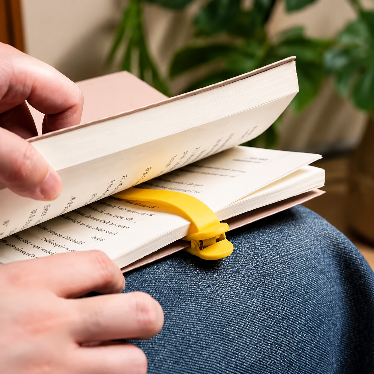 Auto Stay-in-Place Silicone Bookmarks - Never Lose Your Page Again