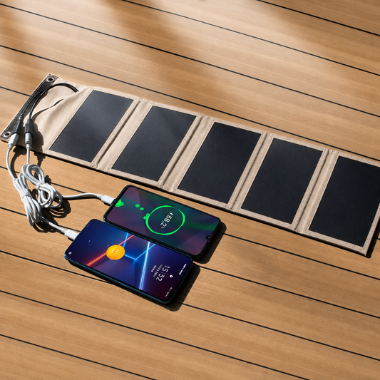 Portable Solar Phone Charger for Hiking and Off-Grid Adventures
