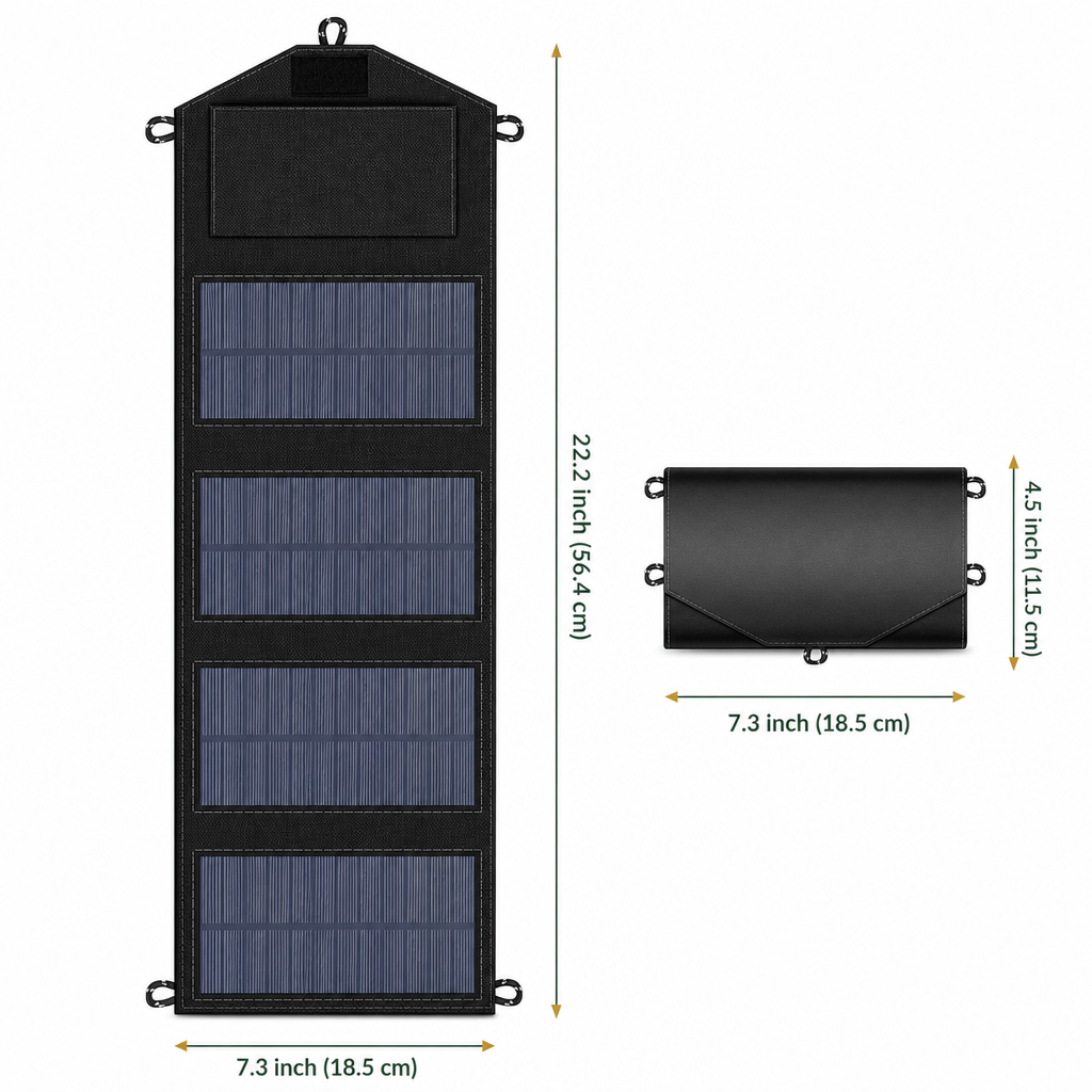 Portable Solar Phone Charger for Hiking and Off-Grid Adventures