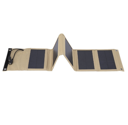 10W Foldable Solar Panel Charger with Dual USB for Camping and Emergencies