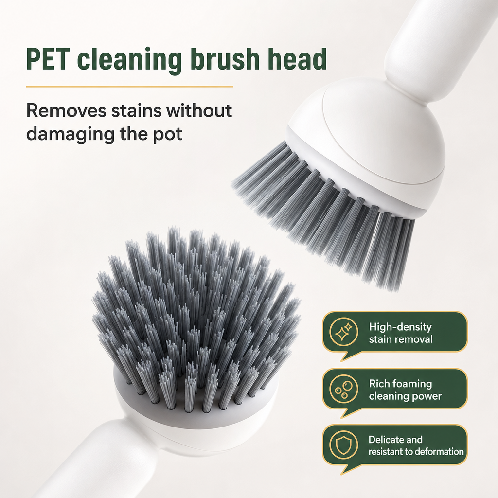 Kitchen Soap Dispensing Dish Brush for Effortless Clean Living