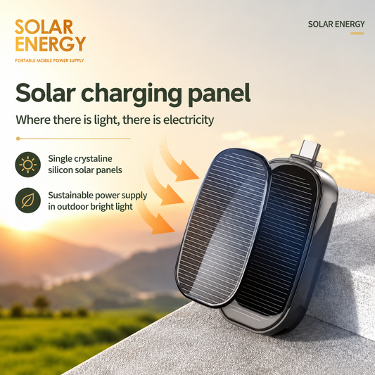 Solar Keychain Charger – Eco-Friendly Power On the Go for Adventurers