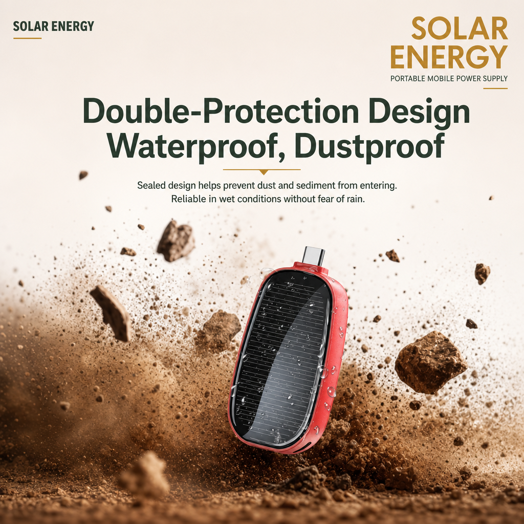 Solar Keychain Charger – Eco-Friendly Power On the Go for Adventurers
