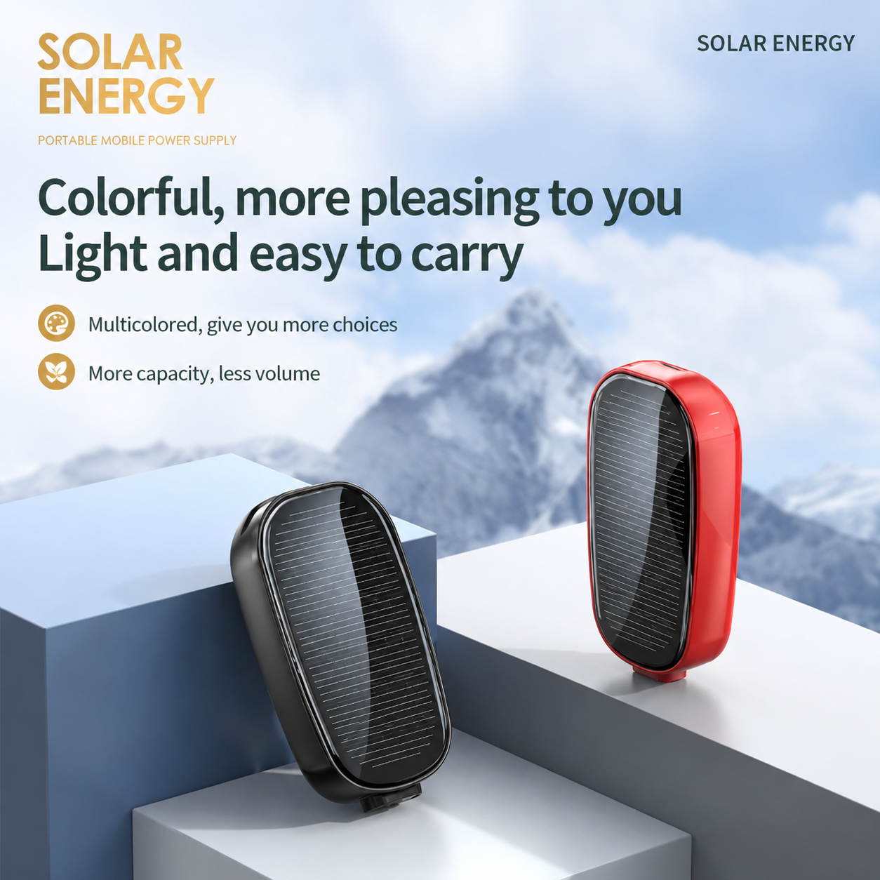 Solar Keychain Power Bank – Portable Emergency Charger