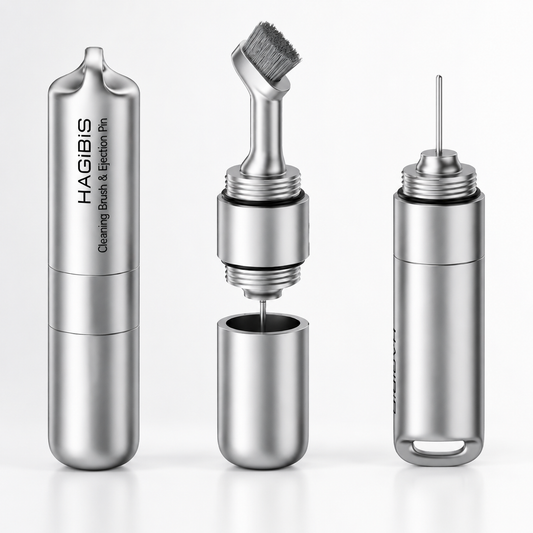 Premium Metal SIM Tool & Device Brush Keychain for Tech Lovers