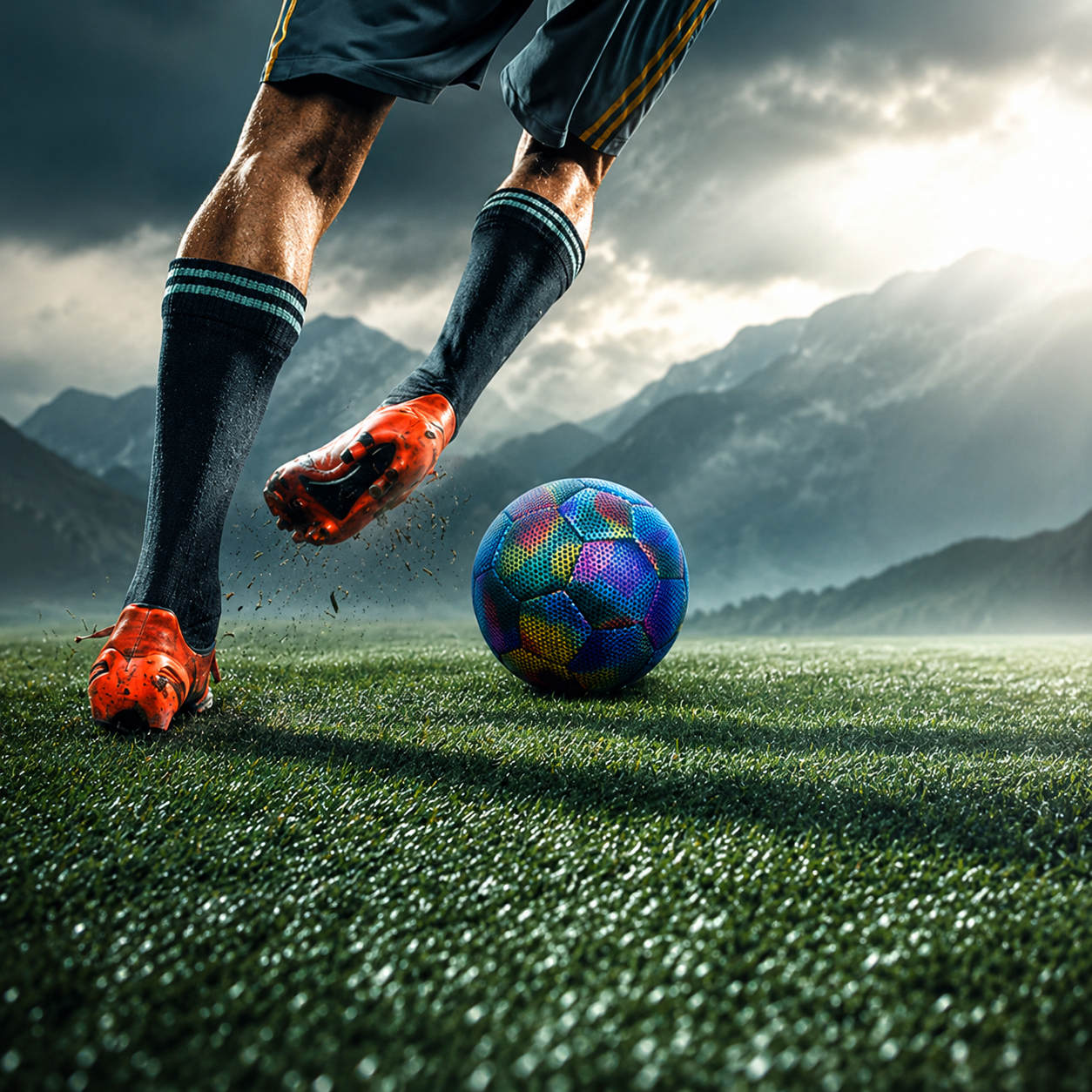 Reflective Rainbow Soccer Ball – The Ultimate Wow Gift for Kids