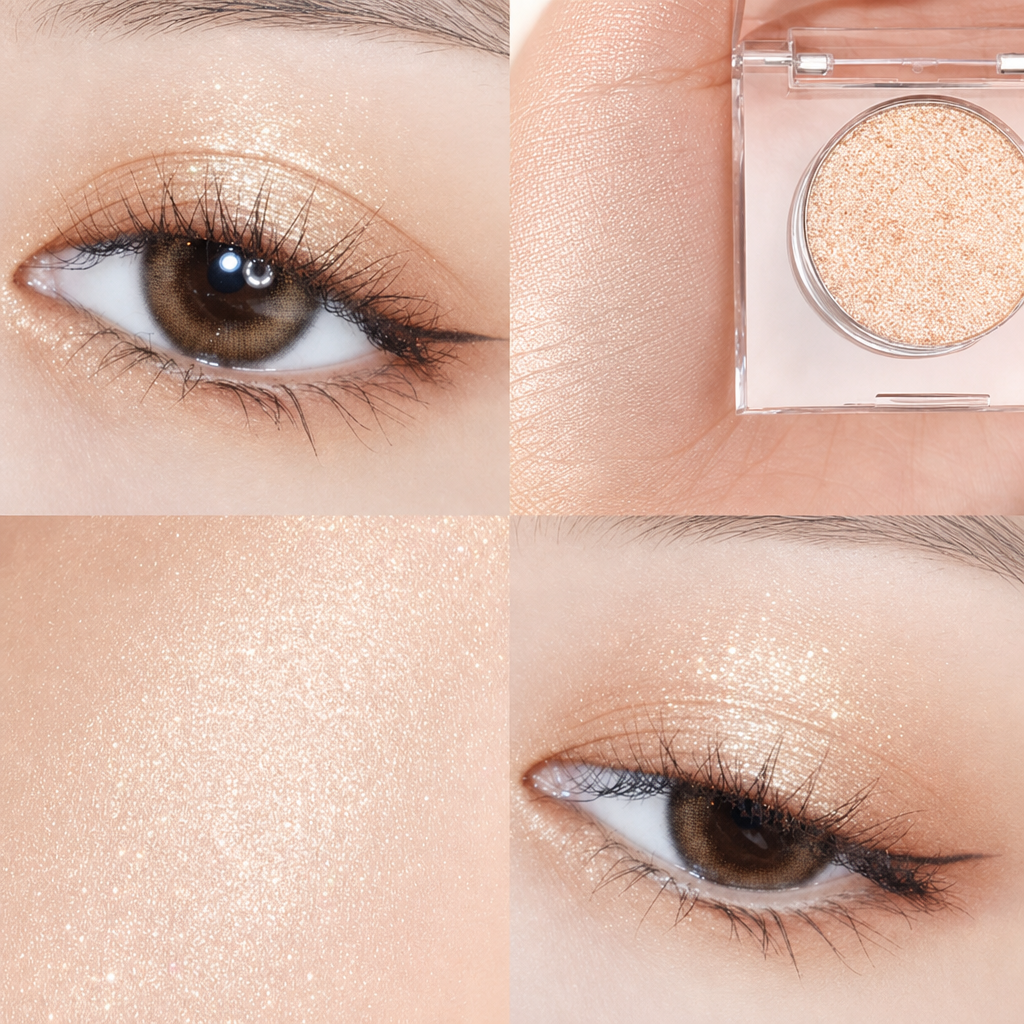 Pearlescent Glitter Eyeshadow That Makes Your Eyes Glow With Confidence