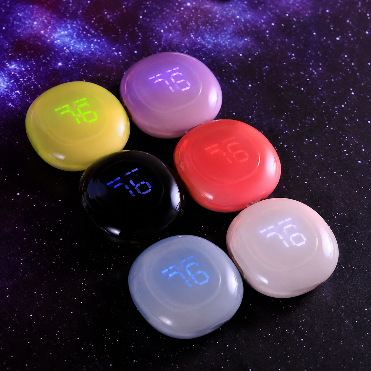 Wireless Bluetooth Earbuds with Touch Control and Digital Battery Display