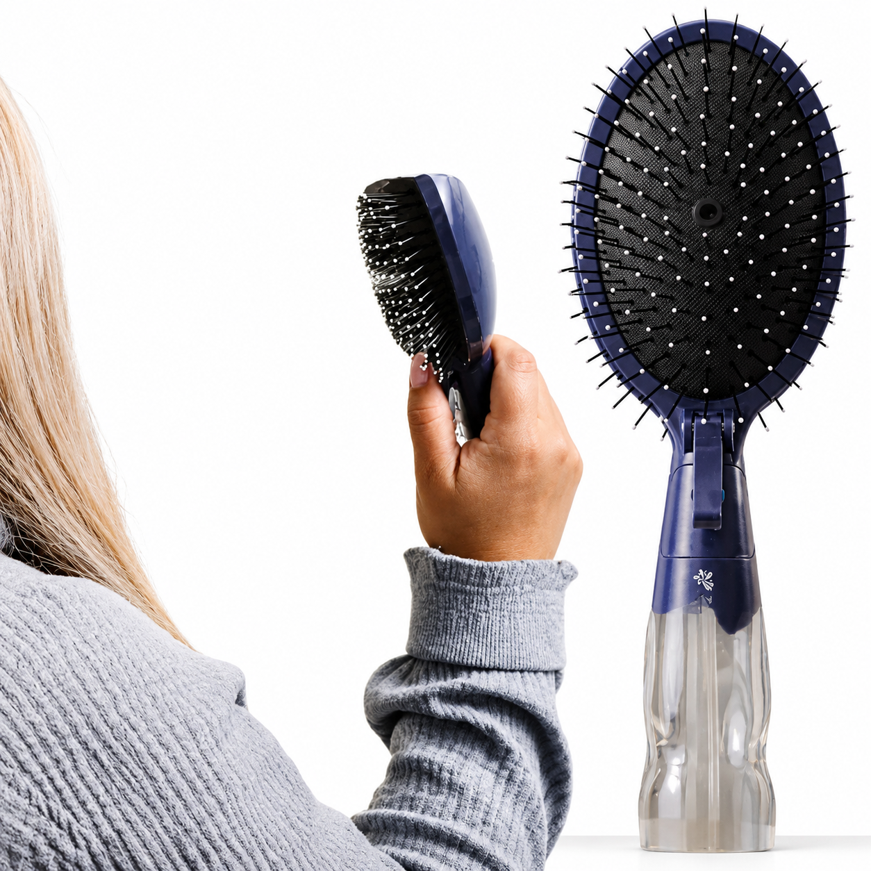 Mist & Brush Hair Styling Tool with Water Spray for Kids and Gift-Ready Wow