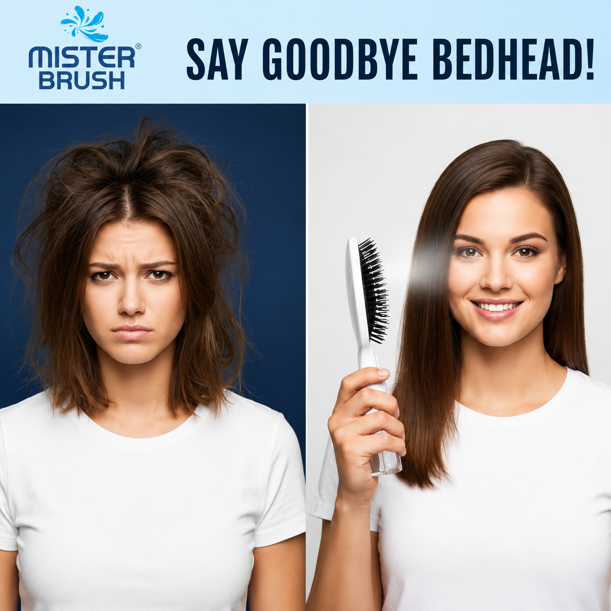 Mist & Brush Hair Styling Tool with Water Spray for Kids and Gift-Ready Wow
