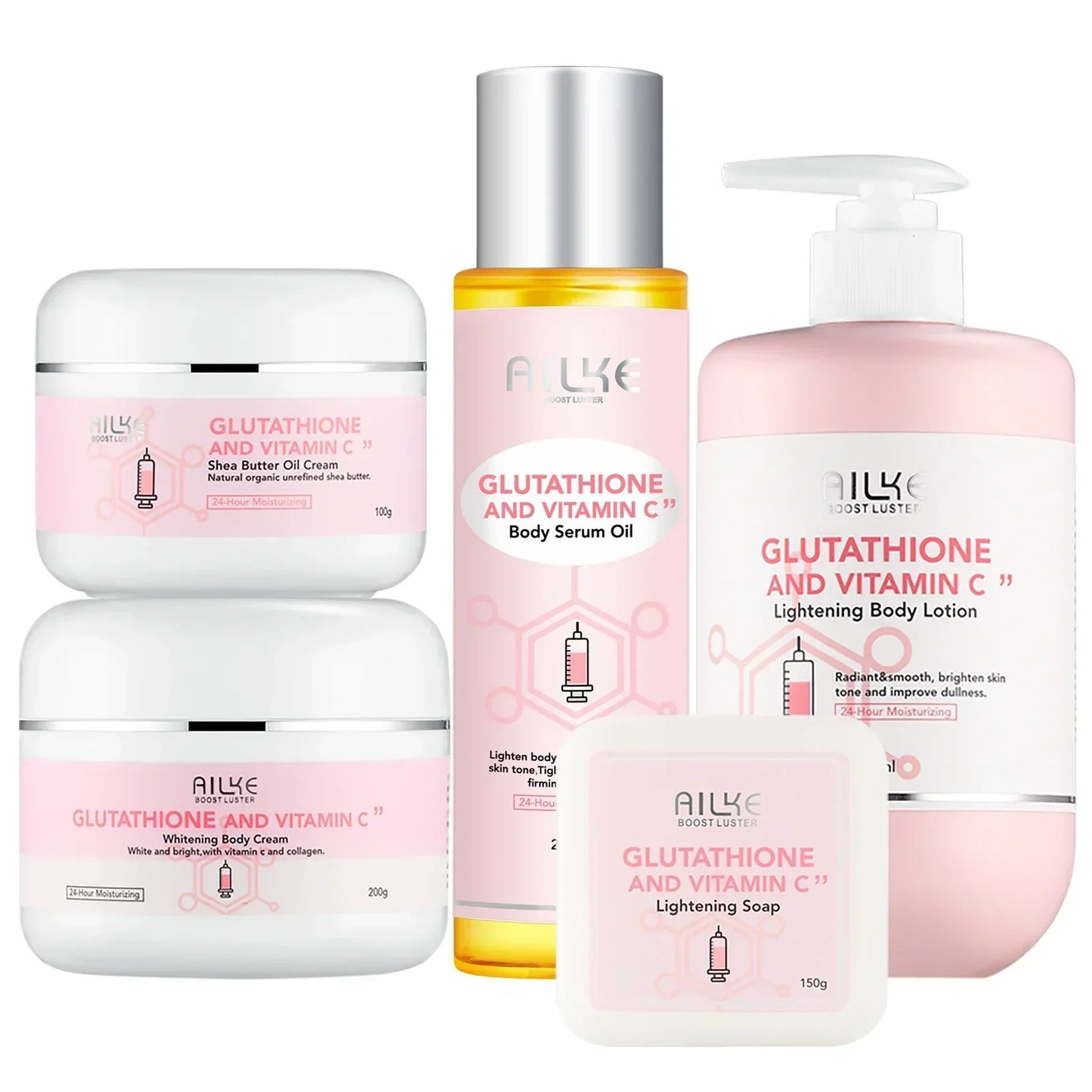 Whitening Black Spots Corrector, Body Skin Care Lotion, With Glutathion, Shea Butter, Collagen, Moisturizing Body Cream